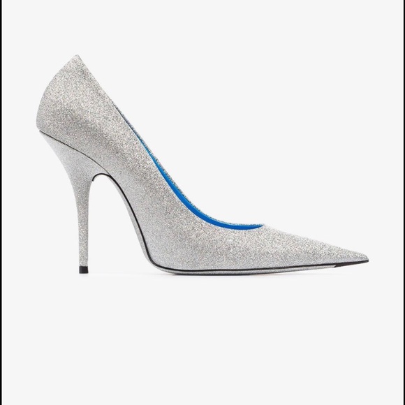 Balenciaga Glitter Knife Pumps - Picture 1 of 2